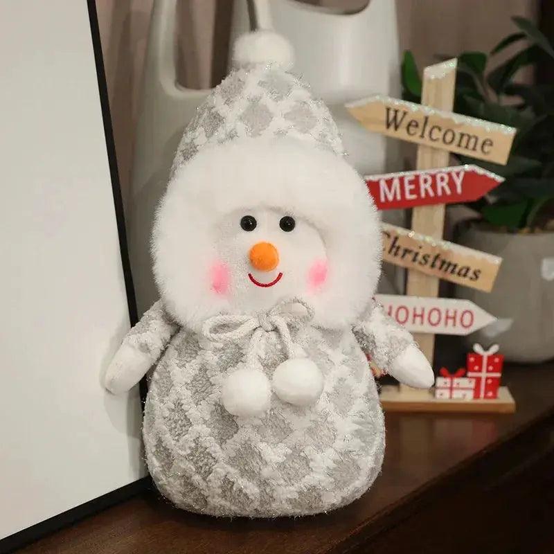  Kawaii Snowman Plush Toy Dress Up 35cm Deluxe Gift -  ToylandEU™