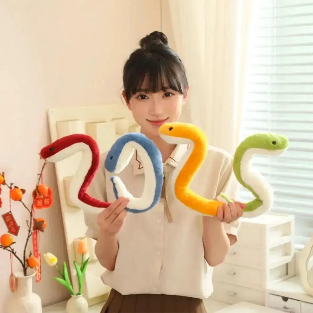  Soft Cotton Snake Plush Toy For Kids Bendable 42cm -  ToylandEU™