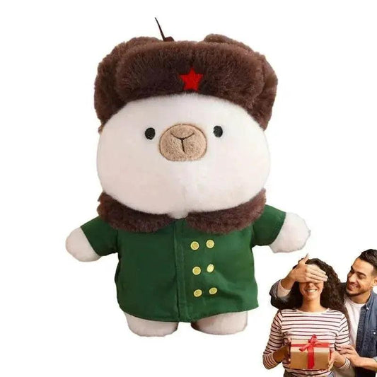  Kawaii Capybara Plush Toy - Cozy Cuddly Companion in Stylish Costume -  ToylandEU™