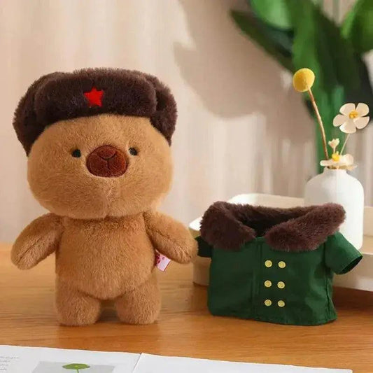  Kawaii Capybara Plush Toy - Cozy Cuddly Companion in Stylish Costume -  ToylandEU™