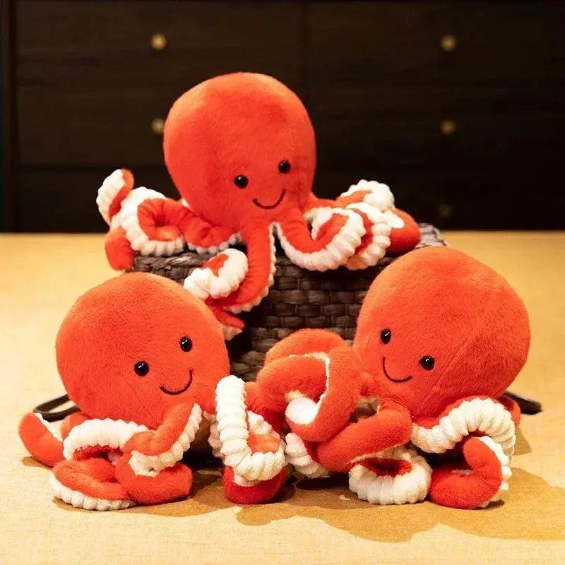  Cartoon Octopus Plush Toy Pillow Long Tentacle Soft -  ToylandEU™