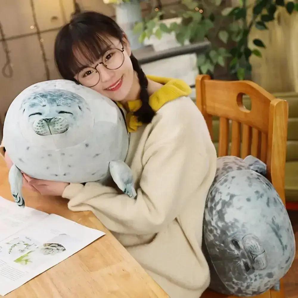  Chubby Blob Seal Pillow Plush Toy Ultra Soft Cuddle -  ToylandEU™
