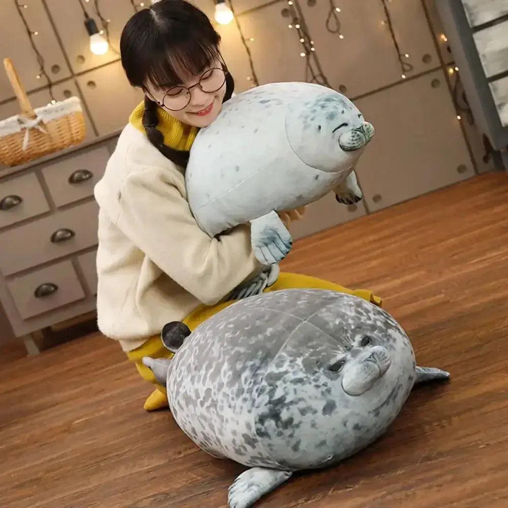  Chubby Blob Seal Pillow Plush Toy Ultra Soft Cuddle -  ToylandEU™