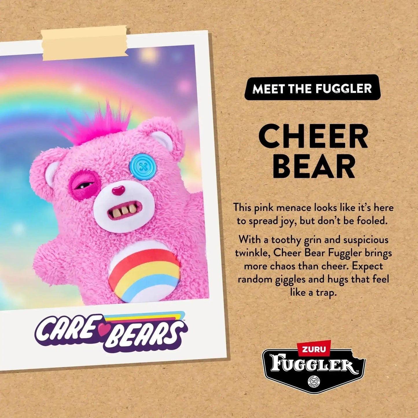  Fuggler Care Bears Ugly Teeth Plush Toy Collectible -  ToylandEU™