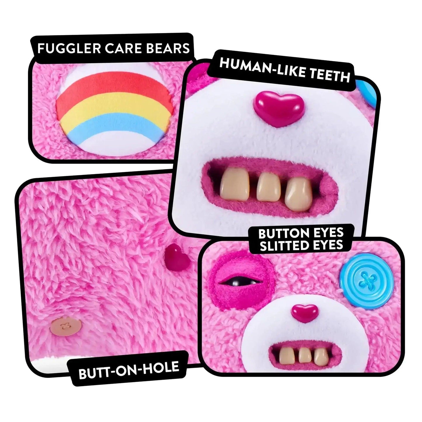  Fuggler Care Bears Ugly Teeth Plush Toy Collectible -  ToylandEU™