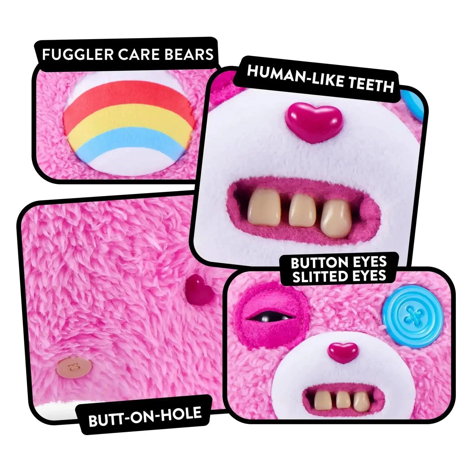  Fuggler Care Bears Ugly Teeth Plush Toy Collectible -  ToylandEU™