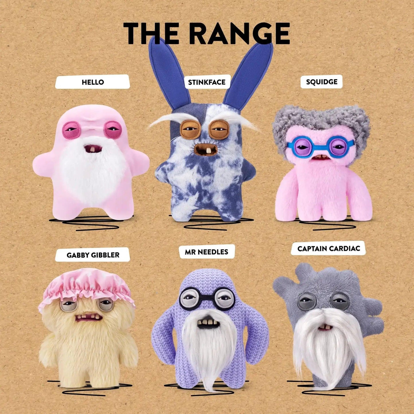  Fuggler Old Fogies Plush Toy Collectible Ugly Monster -  ToylandEU™