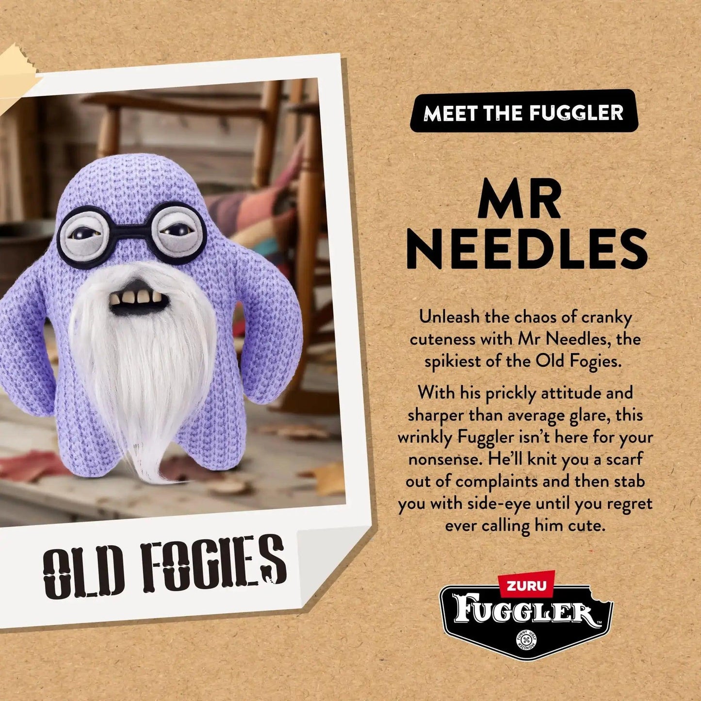  Fuggler Old Fogies Plush Toy Collectible Ugly Monster -  ToylandEU™