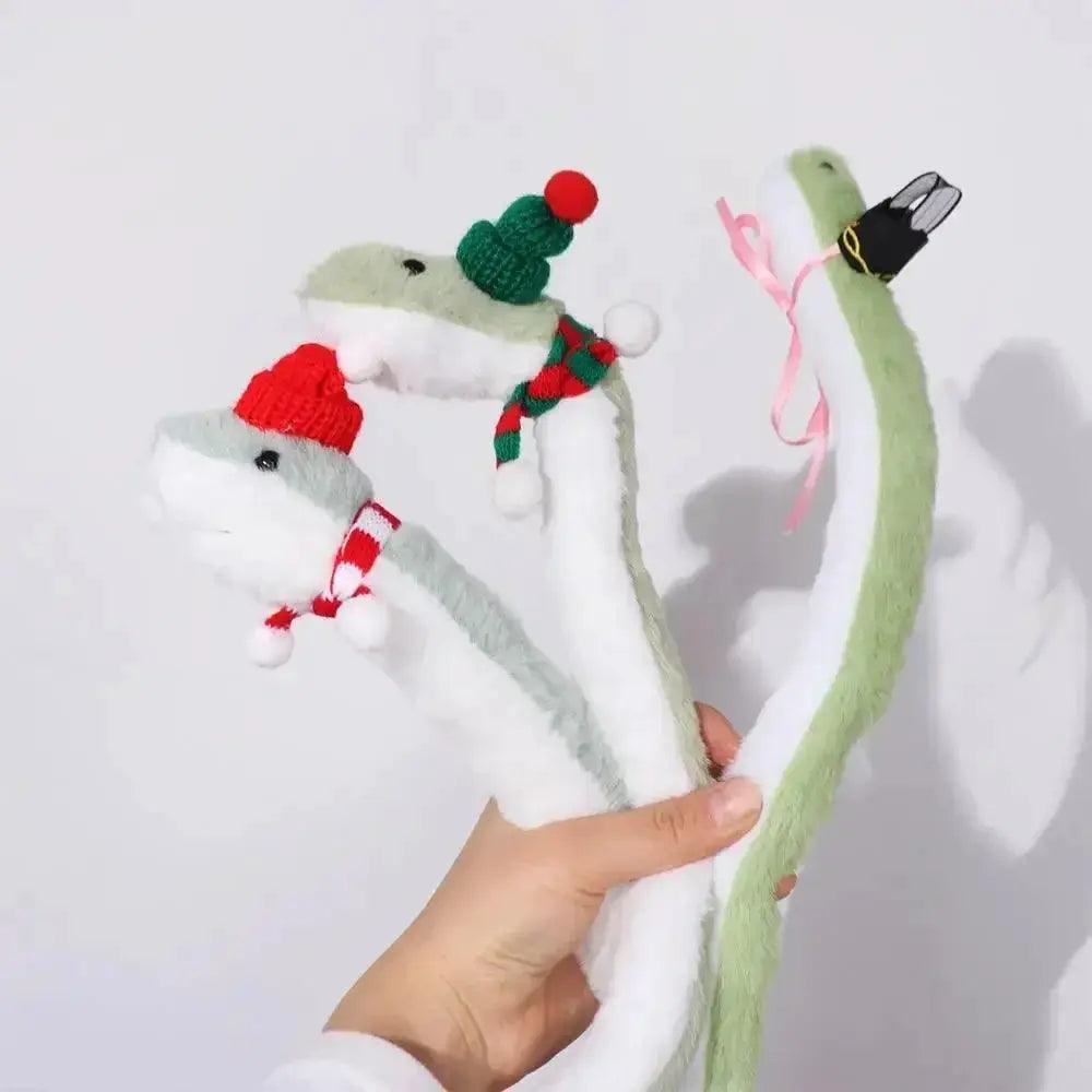  Green Snake Plush Toy Wraps Around Arm For Cozy Play -  ToylandEU™