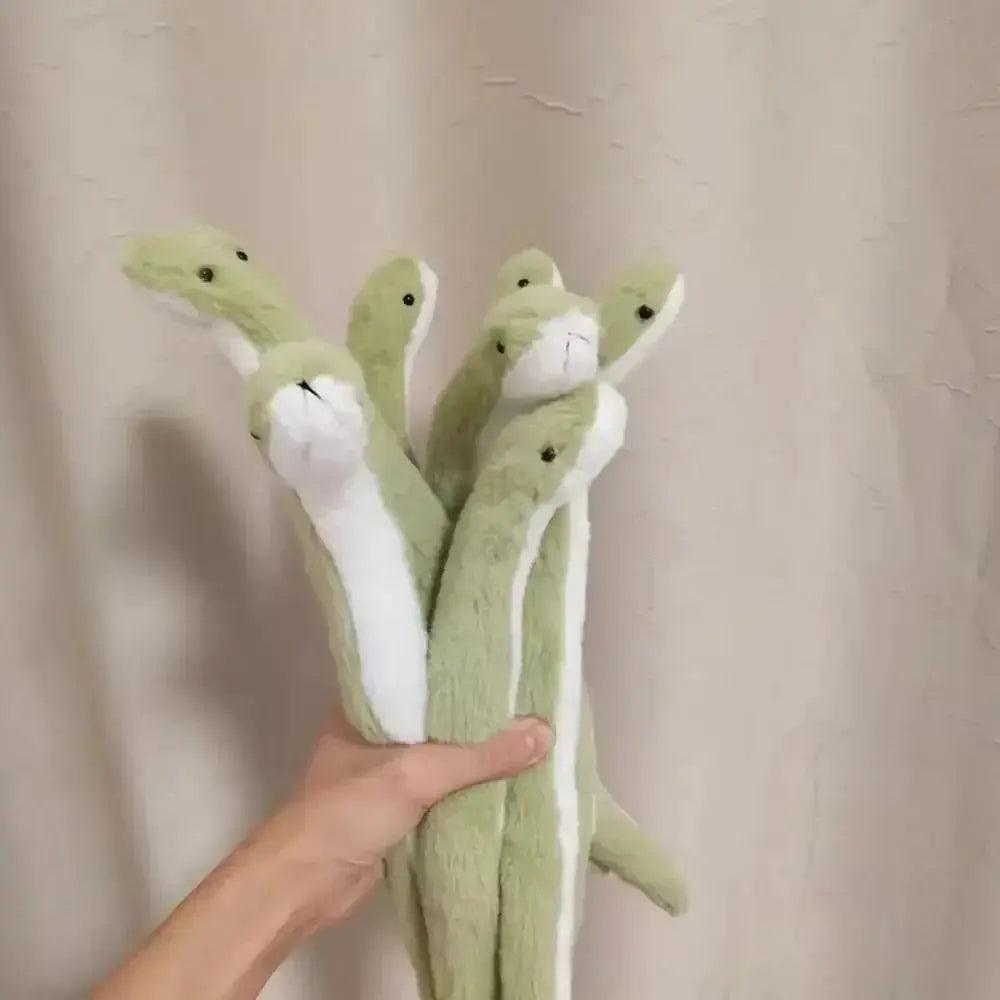  Green Snake Plush Toy Wraps Around Arm For Cozy Play -  ToylandEU™