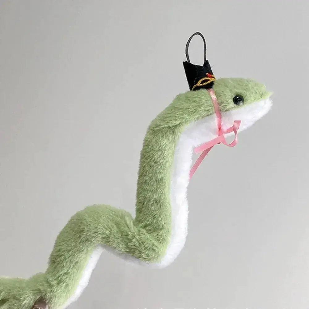  Green Snake Plush Toy Wraps Around Arm For Cozy Play -  ToylandEU™