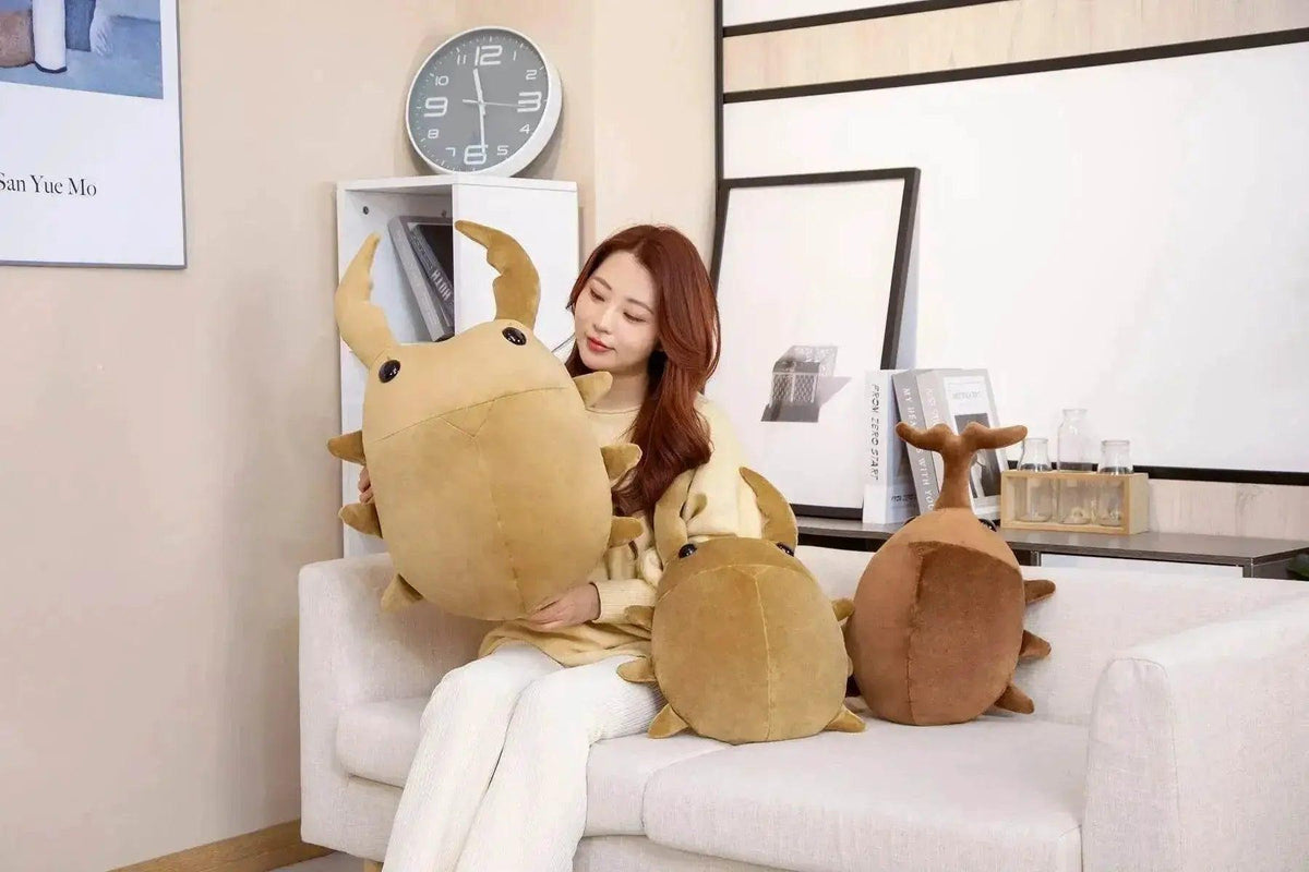  Hot 1pc 50cm 60cm Creative Simulation Insect Plush Toy Kawaii Beetle Pillow Kids Boys Birthday Gift -  ToylandEU™