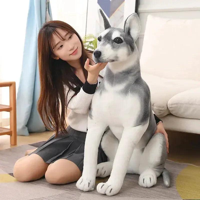  Husky Plush Toy Pillow Soft Stuffed Dog Gift For Kids -  ToylandEU™