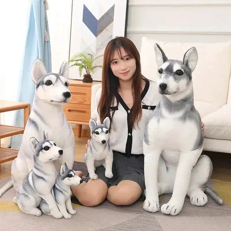  Husky Plush Toy Pillow Soft Stuffed Dog Gift For Kids -  ToylandEU™