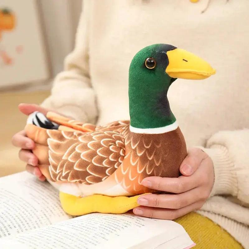  Lifelike Green Duck Plush Toy Swimming For Kids Gift -  ToylandEU™