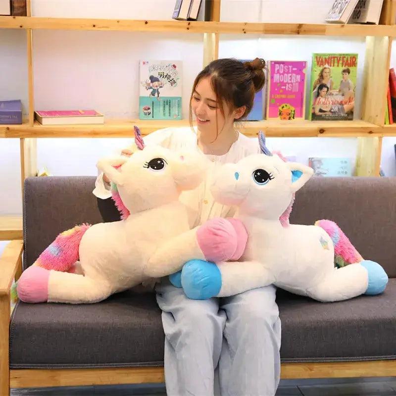  Rainbow Unicorn Plush Toy Huggable Gift For All Ages -  ToylandEU™