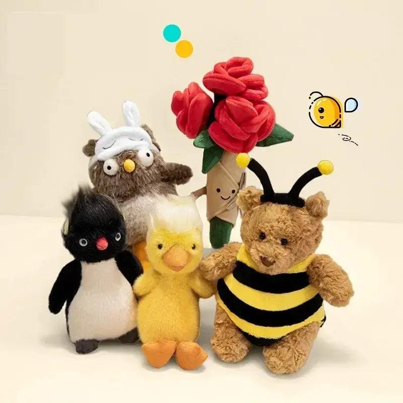  Transforming Squishy Plush Toy Bear Bee Owl Duck Gift -  ToylandEU™