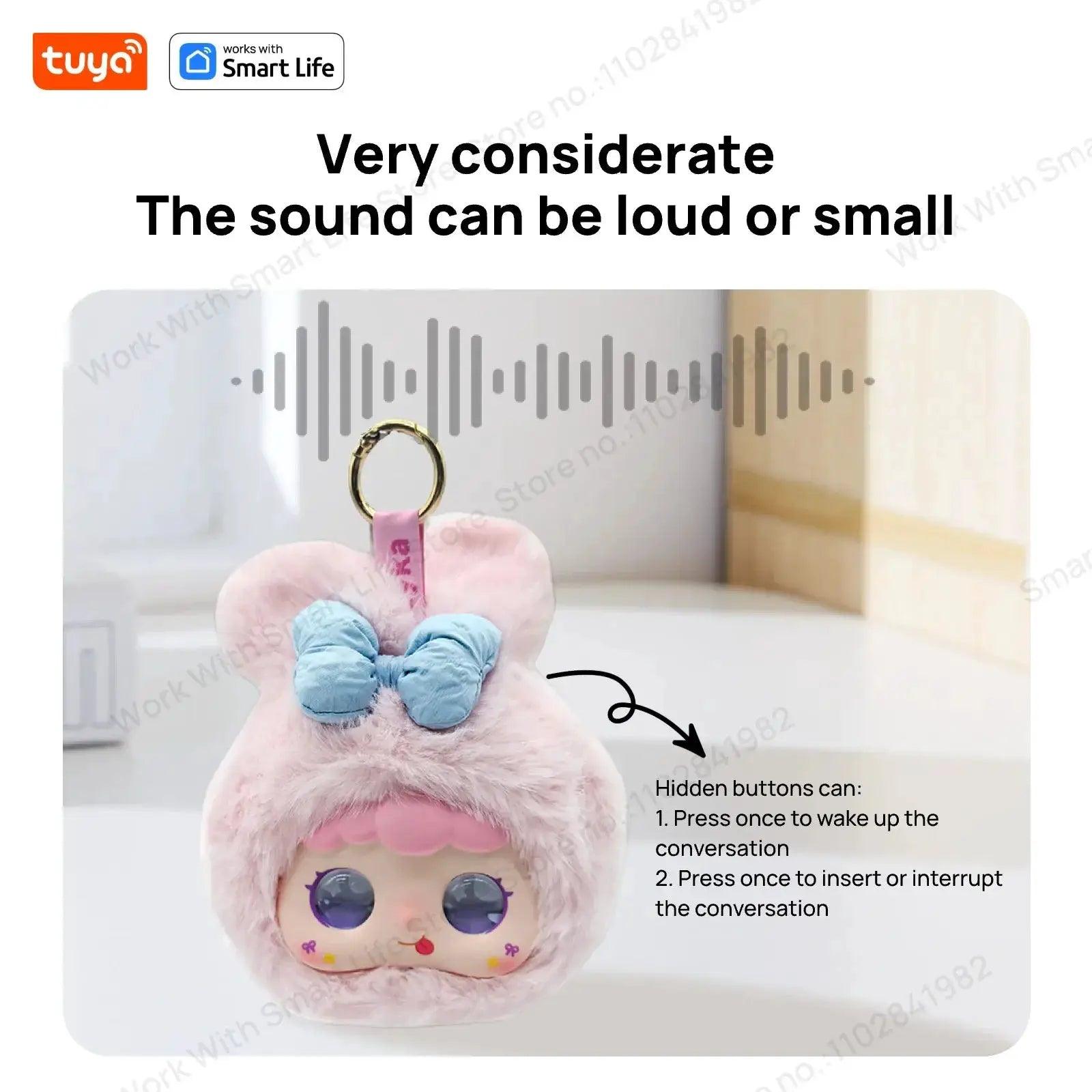  Tuya AI Plush Robot With LED Eyes And Voice Control -  ToylandEU™