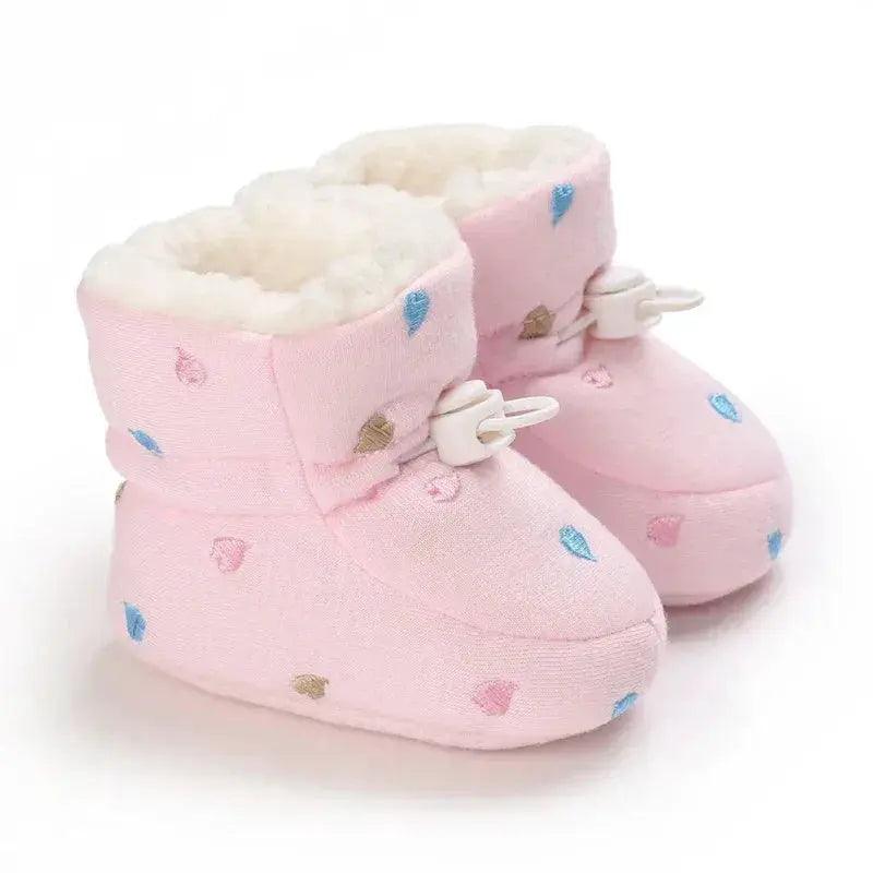  Winter Baby Snow Boots With Plush Lining Non Slip Warm -  ToylandEU™