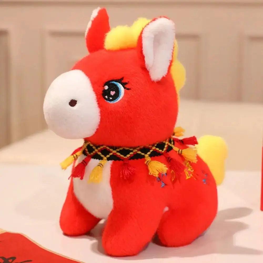  Zodiac Horse Plush Doll Embroidered New Year Charm 2026 -  ToylandEU™