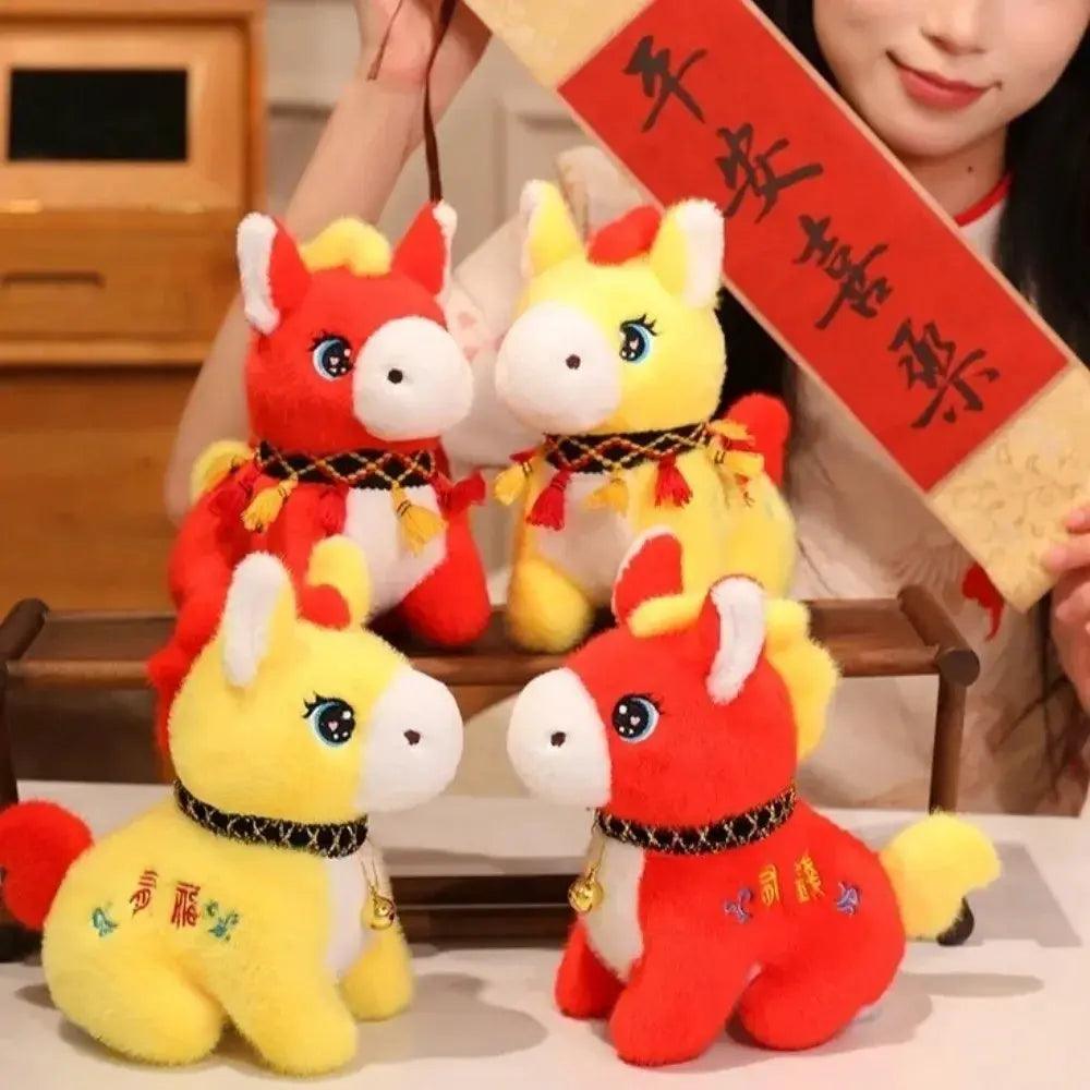  Zodiac Horse Plush Doll Embroidered New Year Charm 2026 -  ToylandEU™