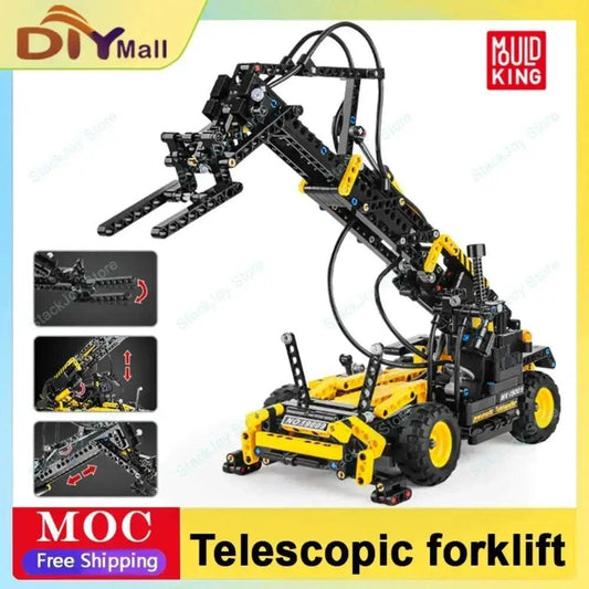  Pneumatic Forklift Building Set Telescopic Arm -  ToylandEU™