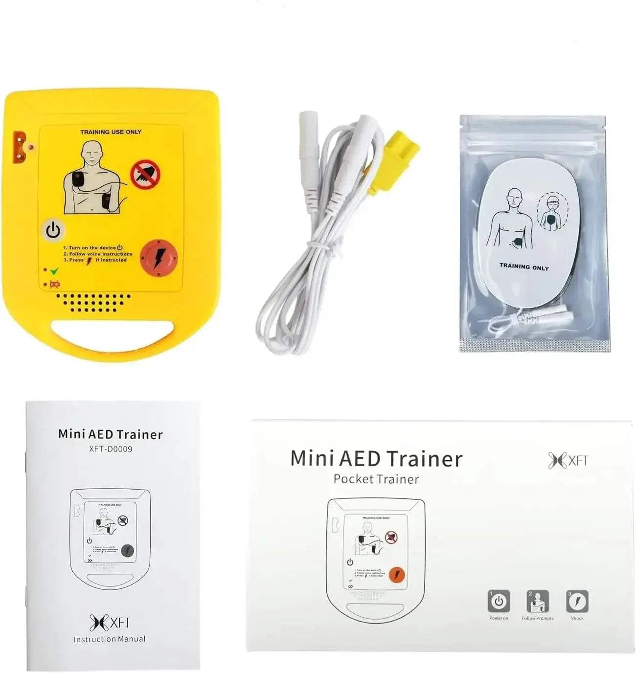 Pocket AED Trainer For Students Compact First Aid Practice - ToylandEU