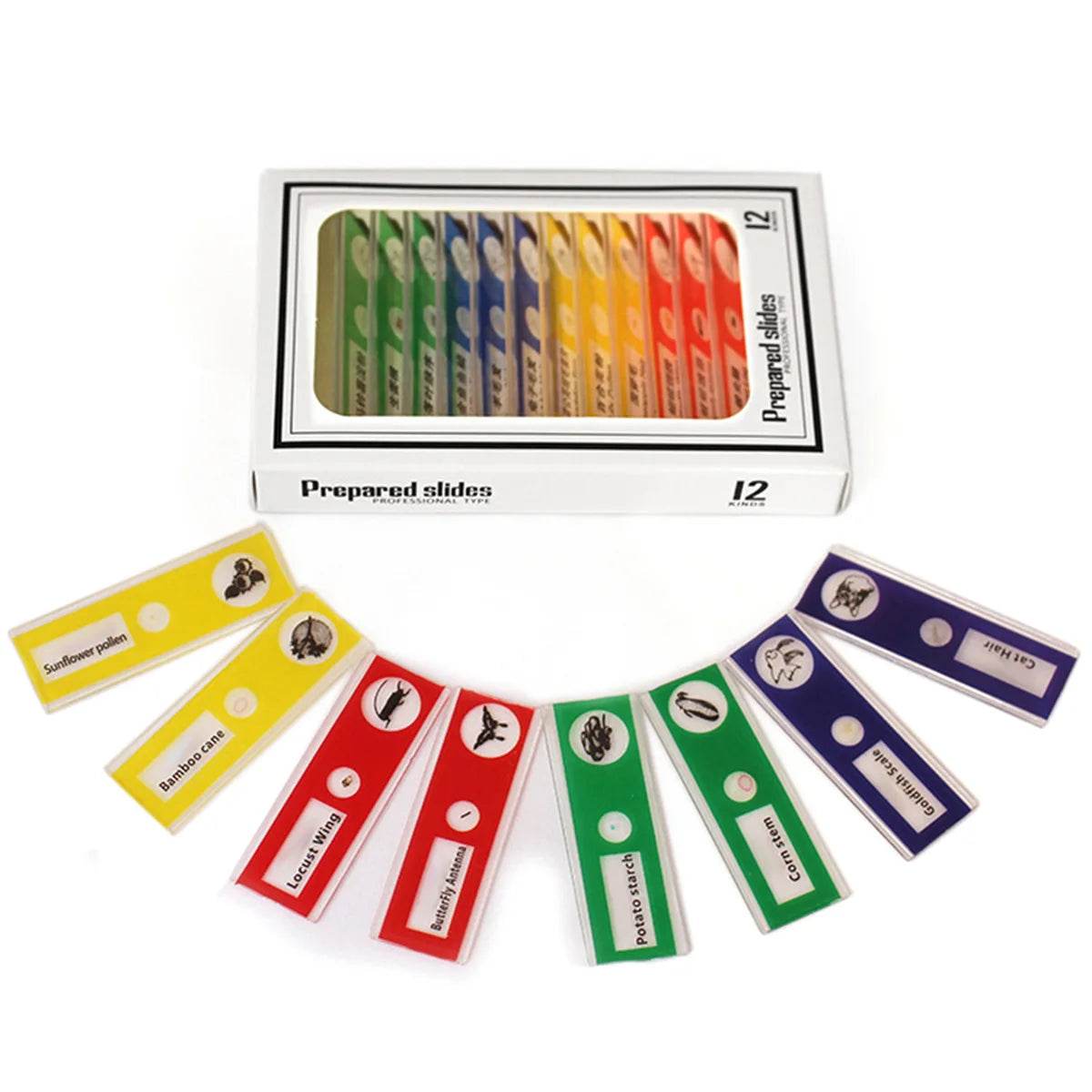 Pocket Microscope Kids Science Toy Kit 60-120x Mini Handheld Microscope with LED Light - ToylandEU