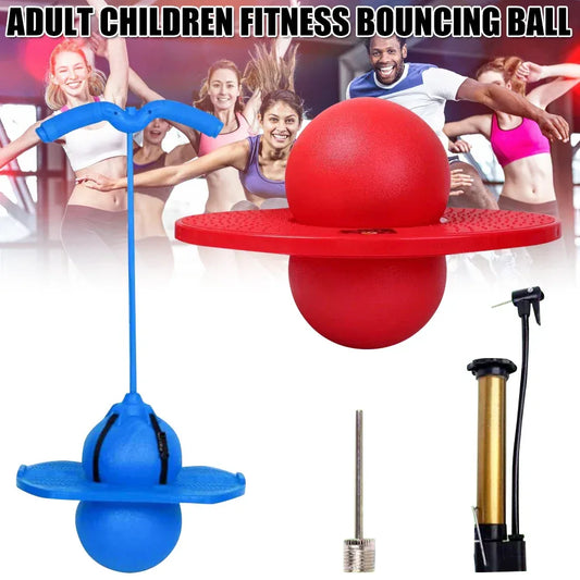 Pogo Bouncing Ball With Handle And Pumps, 220 Lb Capacity, For Kids And Adults - ToylandEU