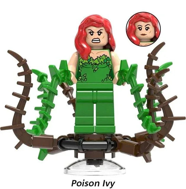 Poison Ivy Figure Collectible 1.5-Inch Green ABS Plastic Construction Detailed Sculpt - ToylandEU