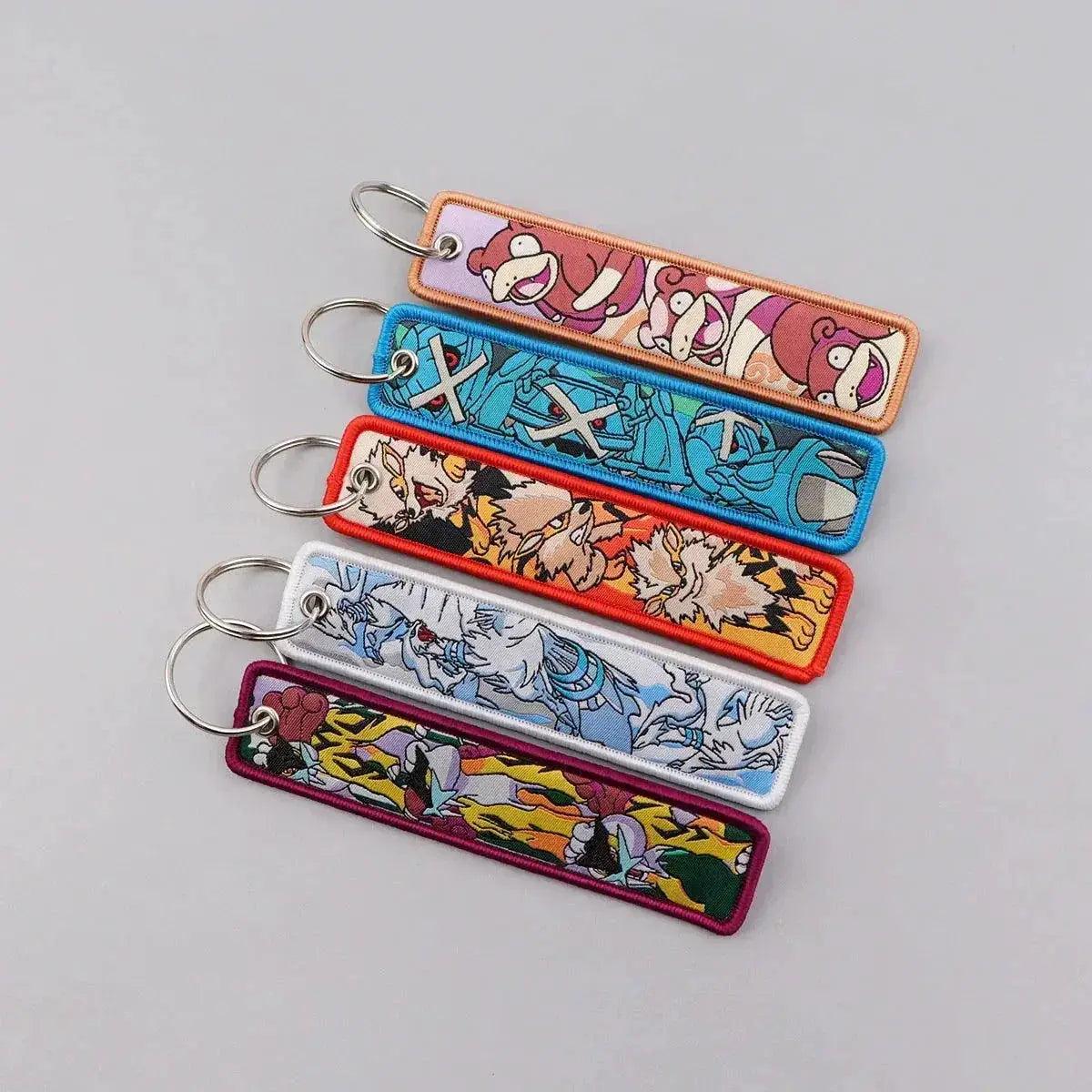  Pokémon Embroidered Keychain For Car Keys And Bags Cute -  ToylandEU™