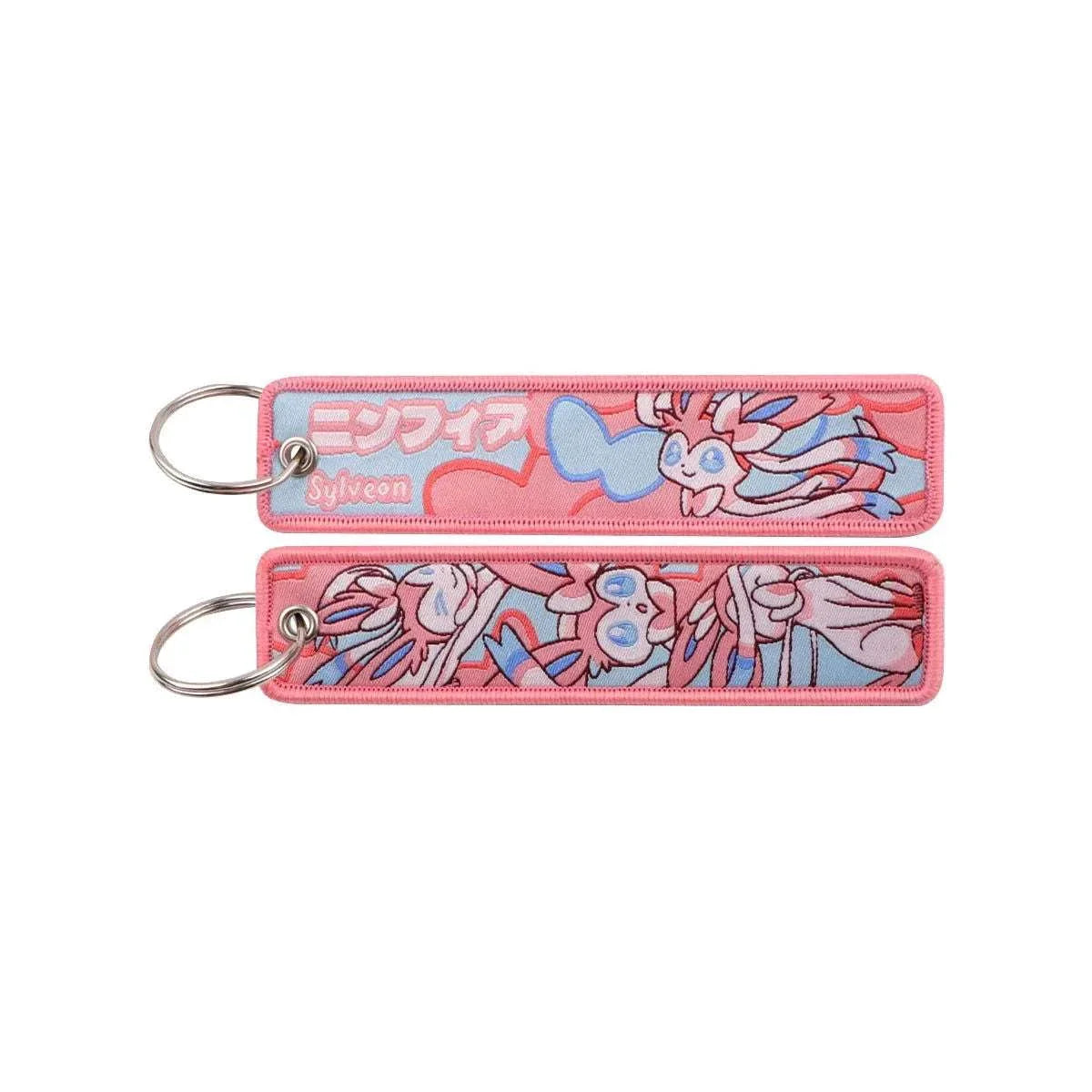  Pokémon Embroidered Keychain For Car Keys And Bags Cute 