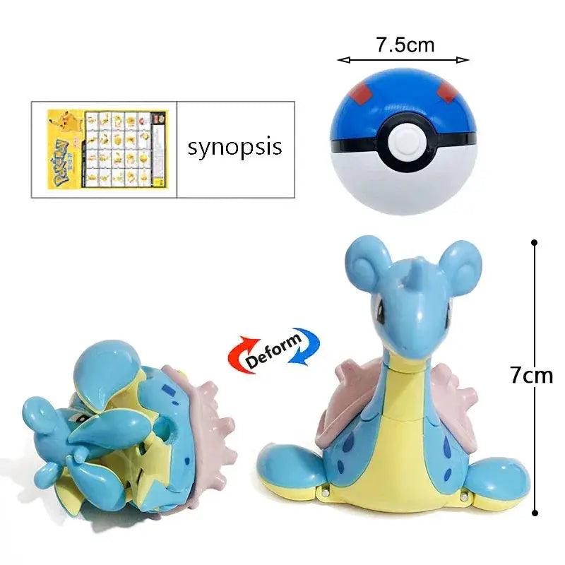  Pokeball Deformation Toys Pikachu Mewtwo Authentic -  ToylandEU™