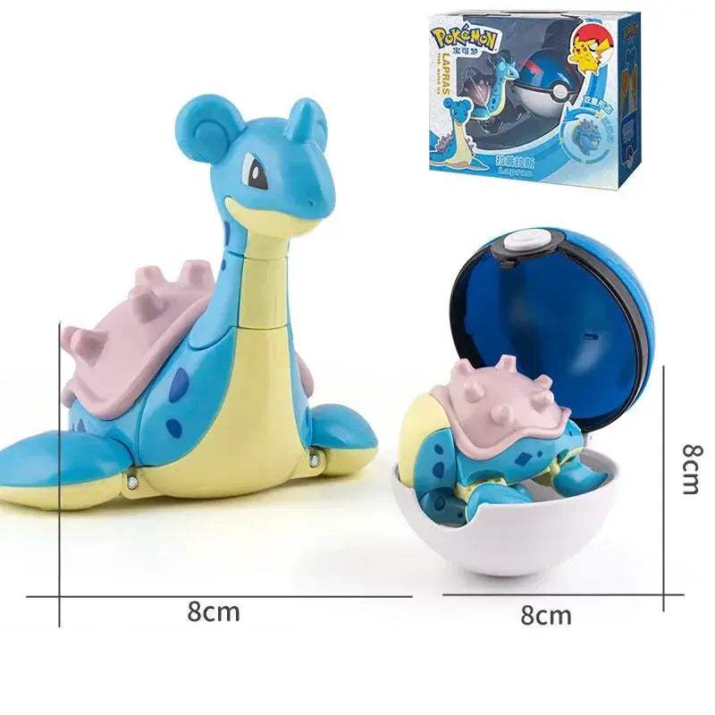 Pokeball Transforming Action Figure Set Pokemon Gift - ToylandEU