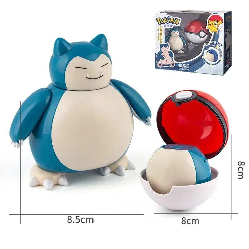 Pokeball Transforming Action Figure Set Pokemon Gift - ToylandEU