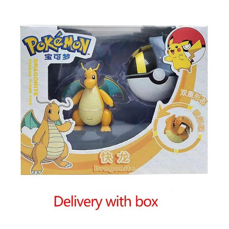 Pokeball Transforming Action Figure Set Pokemon Gift - ToylandEU