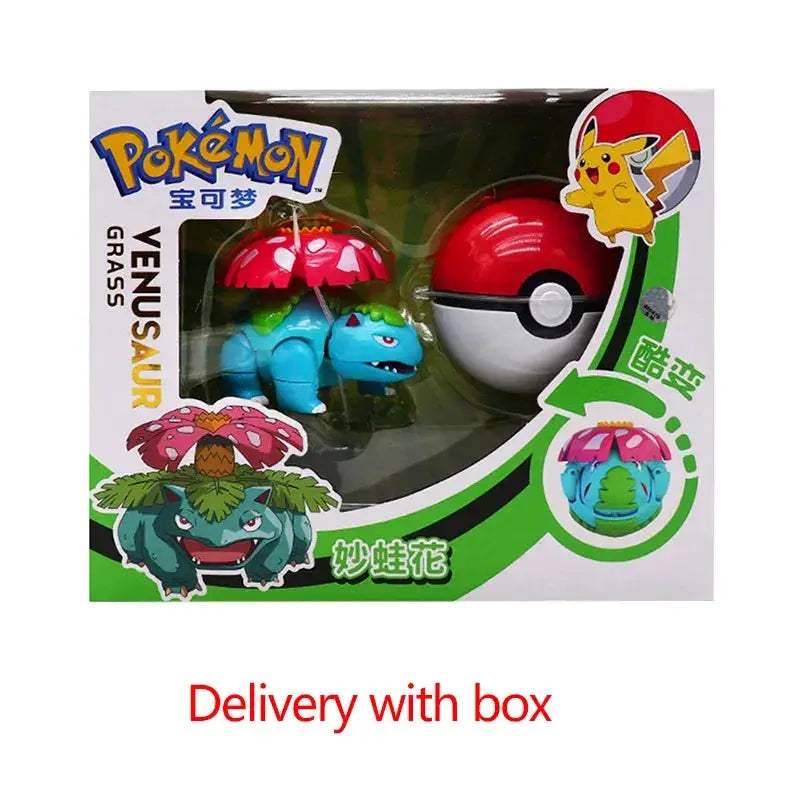 Pokeball Transforming Action Figure Set Pokemon Gift - ToylandEU