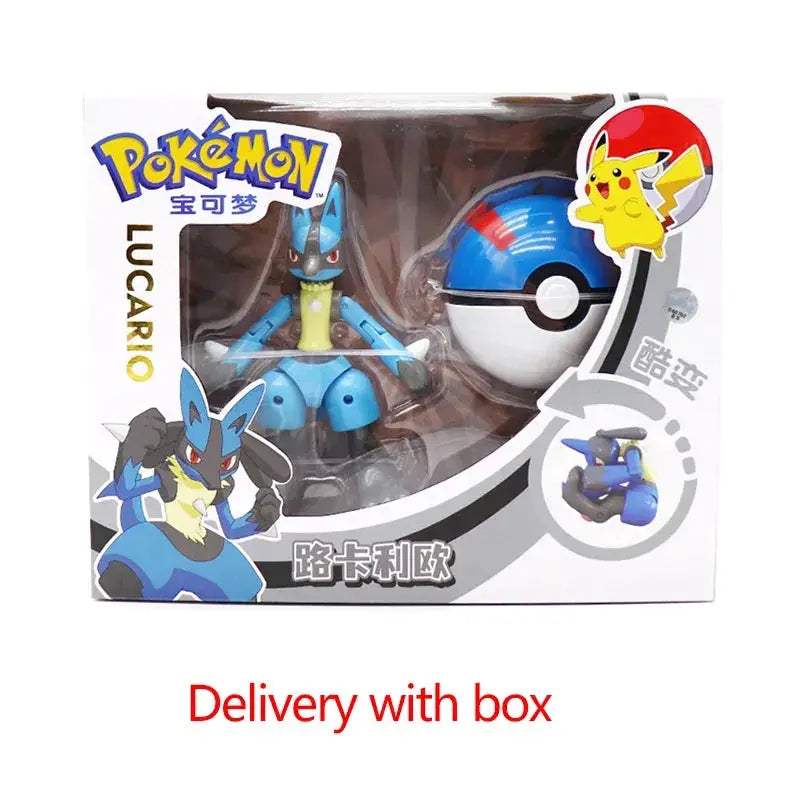 Pokeball Transforming Action Figure Set Pokemon Gift - ToylandEU