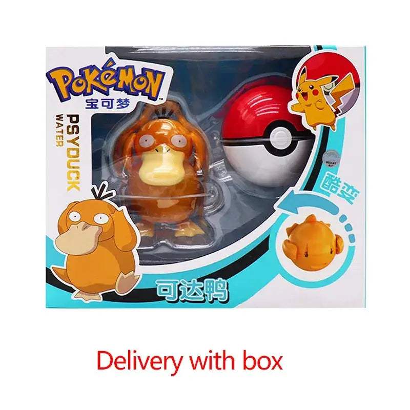 Pokeball Transforming Action Figure Set Pokemon Gift - ToylandEU