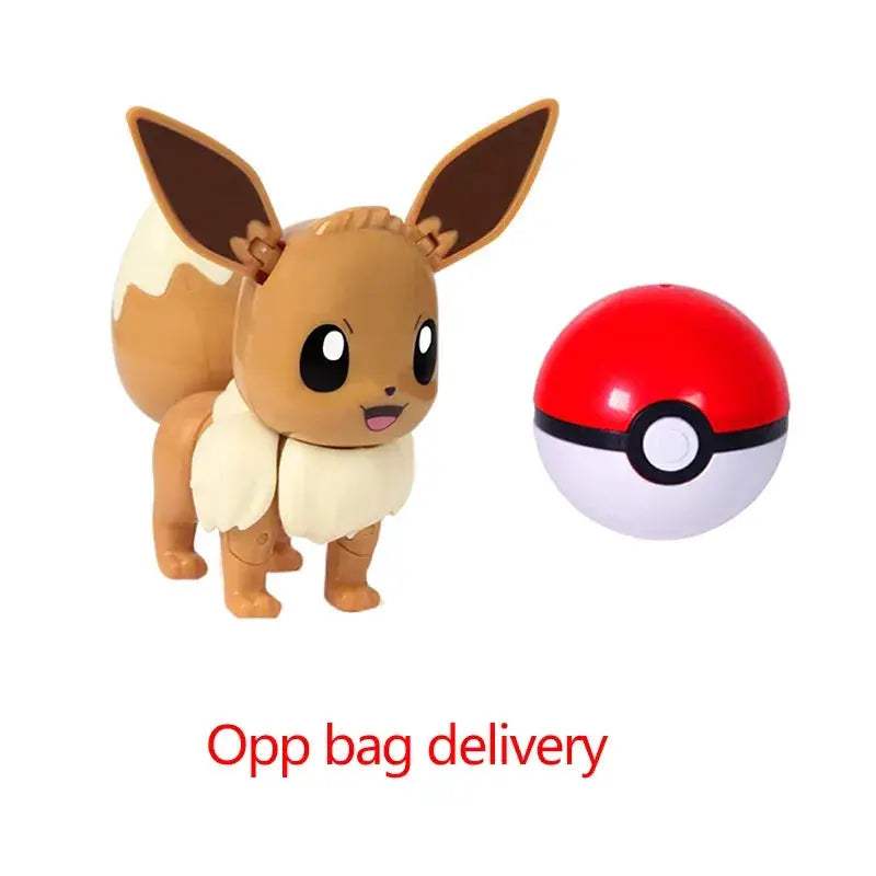Pokeball Transforming Action Figure Set Pokemon Gift - ToylandEU