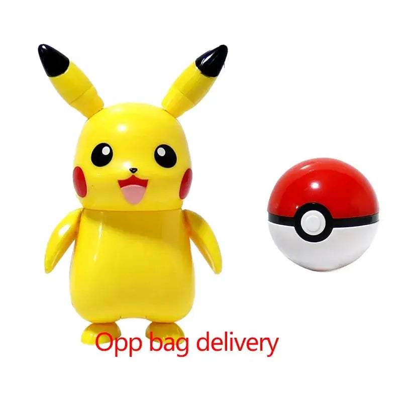 Pokeball Transforming Action Figure Set Pokemon Gift - ToylandEU