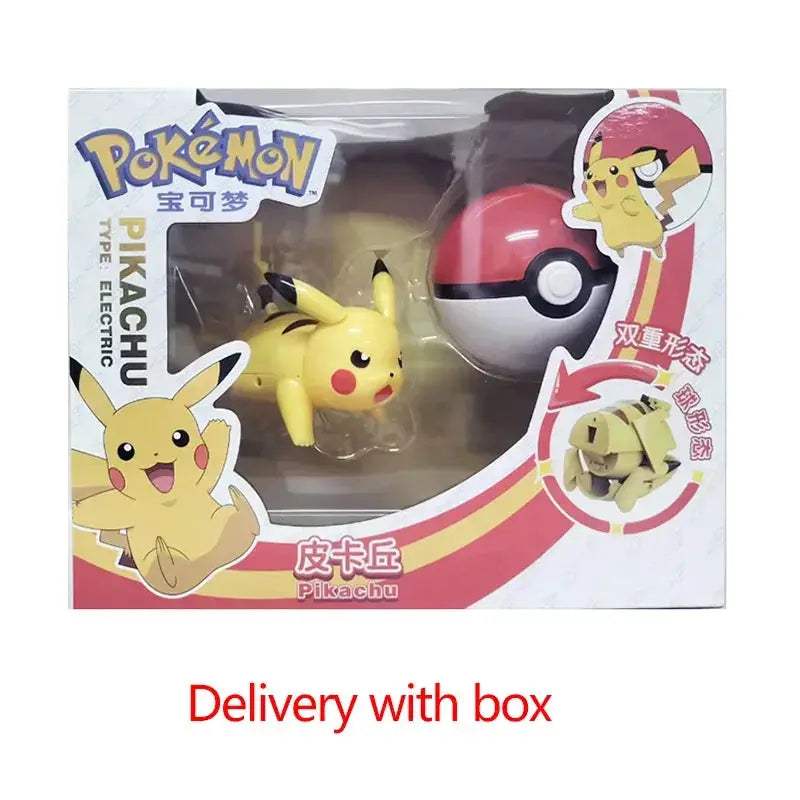 Pokeball Transforming Action Figure Set Pokemon Gift - ToylandEU