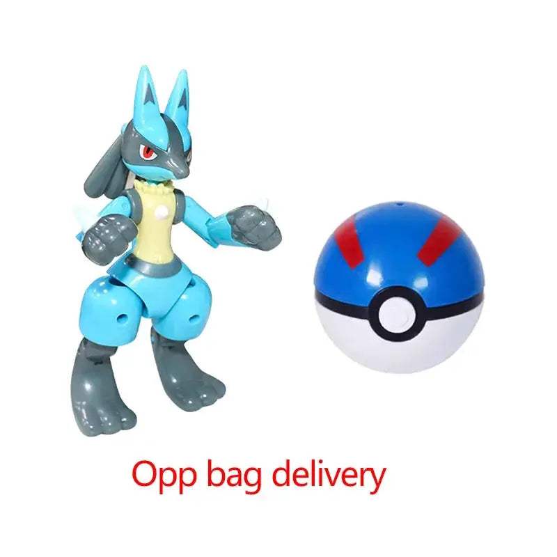 Pokeball Transforming Action Figure Set Pokemon Gift - ToylandEU