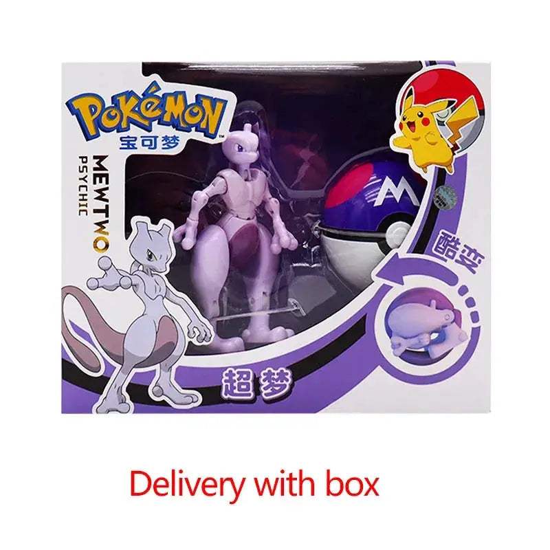 Pokeball Transforming Action Figure Set Pokemon Gift - ToylandEU