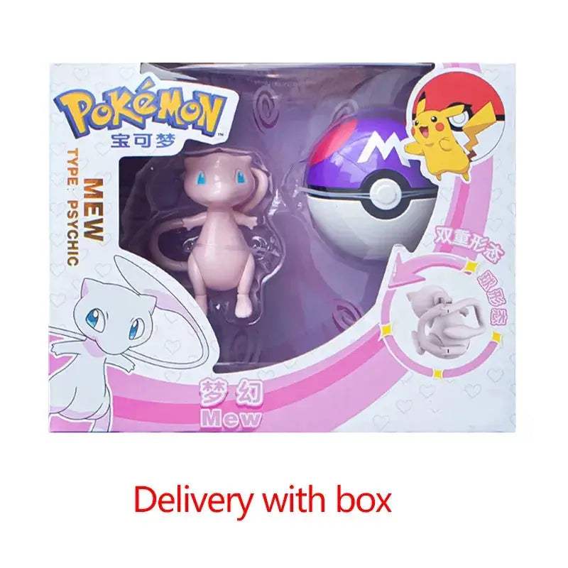 Pokeball Transforming Action Figure Set Pokemon Gift - ToylandEU