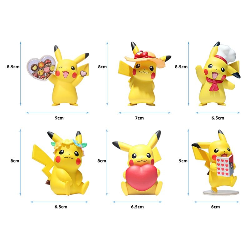 Pokemon Anime Action Figures - Charmander, Bulbasaur, Squirtle, Pikachu, and More!