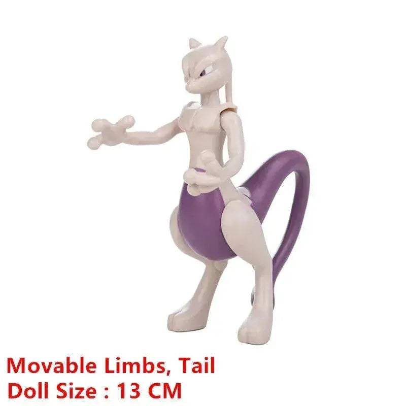 Pokemon Anime Figures Pikachu Mewtwo Charmander Blastoise Gurado Pet Action Model Toy Gifts 4-13 CM - ToylandEU
