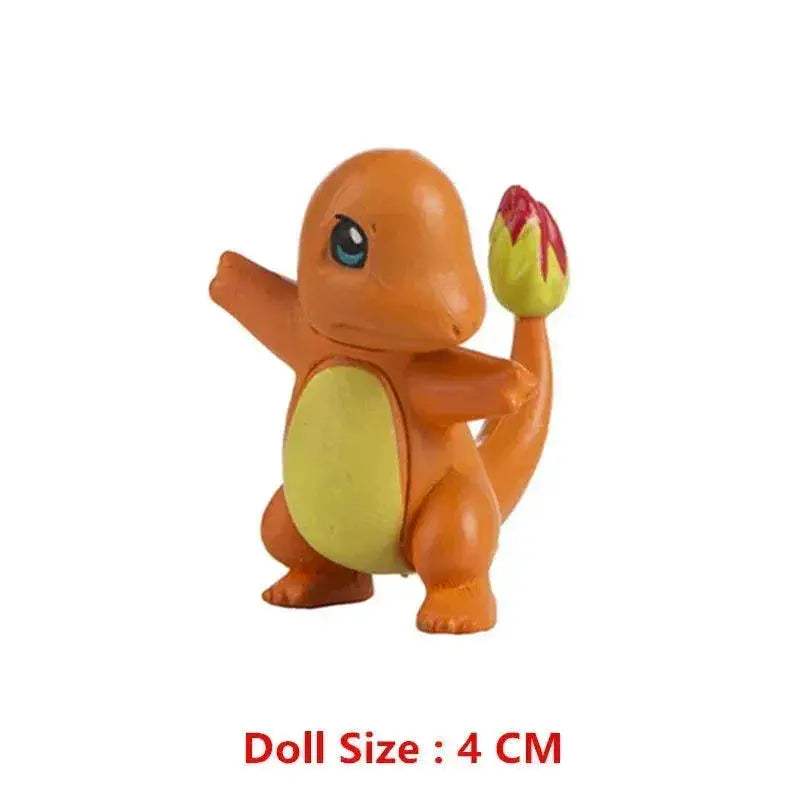 Pokemon Anime Figures Pikachu Mewtwo Charmander Blastoise Gurado Pet Action Model Toy Gifts 4-13 CM - ToylandEU
