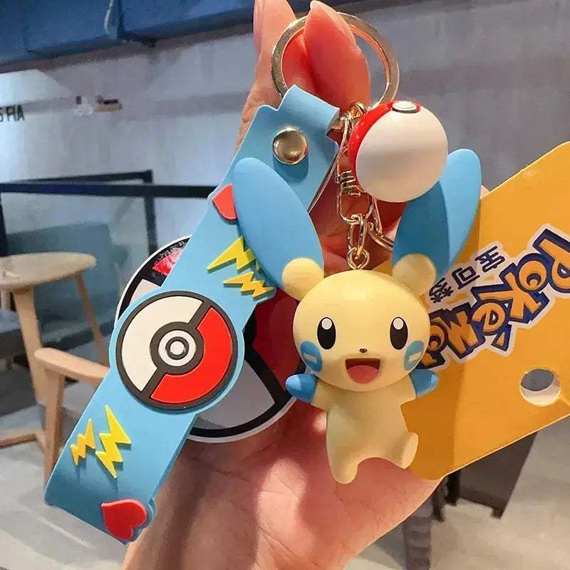 Pokemon Anime Keychains Set With Vibrant Character Pendants - ToylandEU