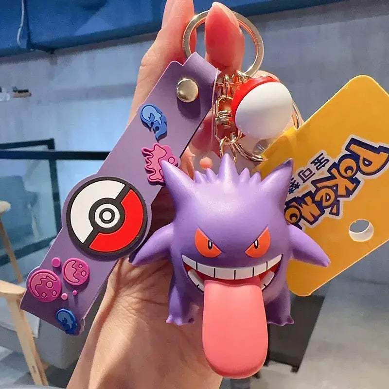 Pokemon Anime Keychains Set With Vibrant Character Pendants - ToylandEU